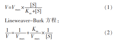 栀子黄对淀粉消化酶的抑制动力学及相互作用研究（一）
