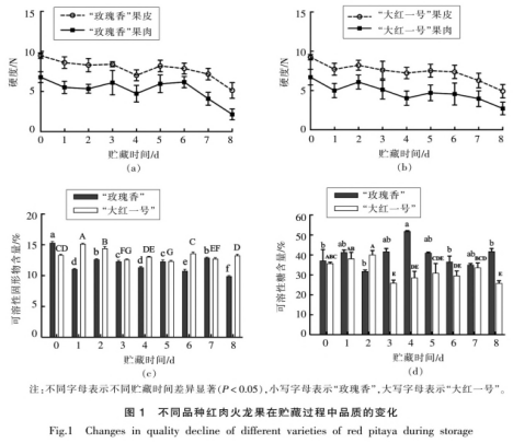  红肉火龙果采后品质劣变及苹果酸代谢研究（二）