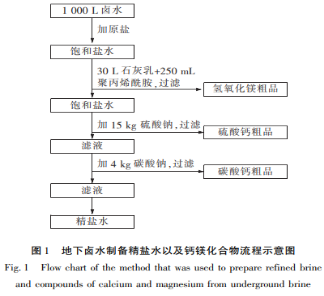  潍坊地区地下卤水中硫酸根和钙、镁离子脱除技术与应用研究（二）