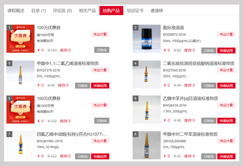  「免费试用」氨、二氯乙烯、二氧化硫等多种环境空气标准物质现货供应，欢迎选购！